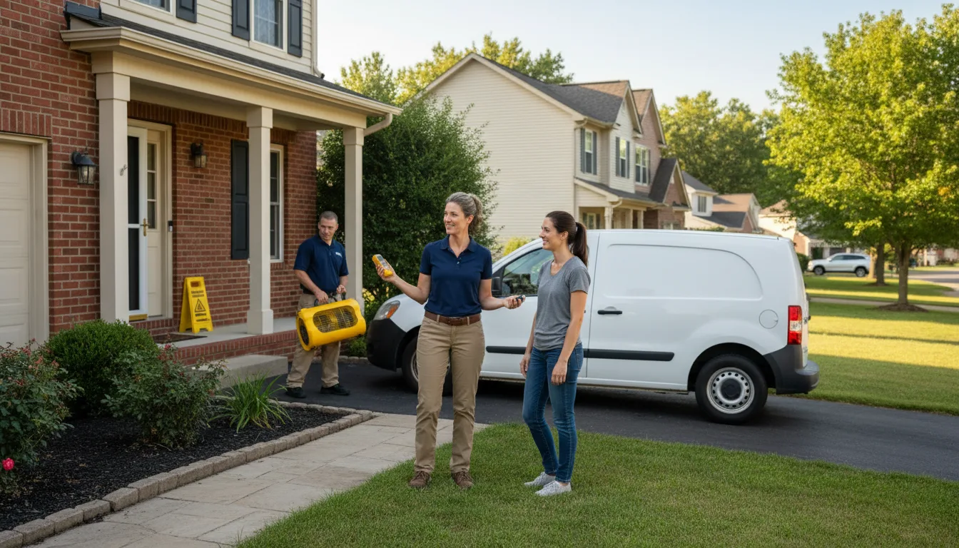 Water restoration image for Water Damage & Restoration Services in Makoti, ND